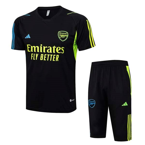 Camiseta Entrenamiento Arsenal Conjunto Completo 2023-2024 Negro